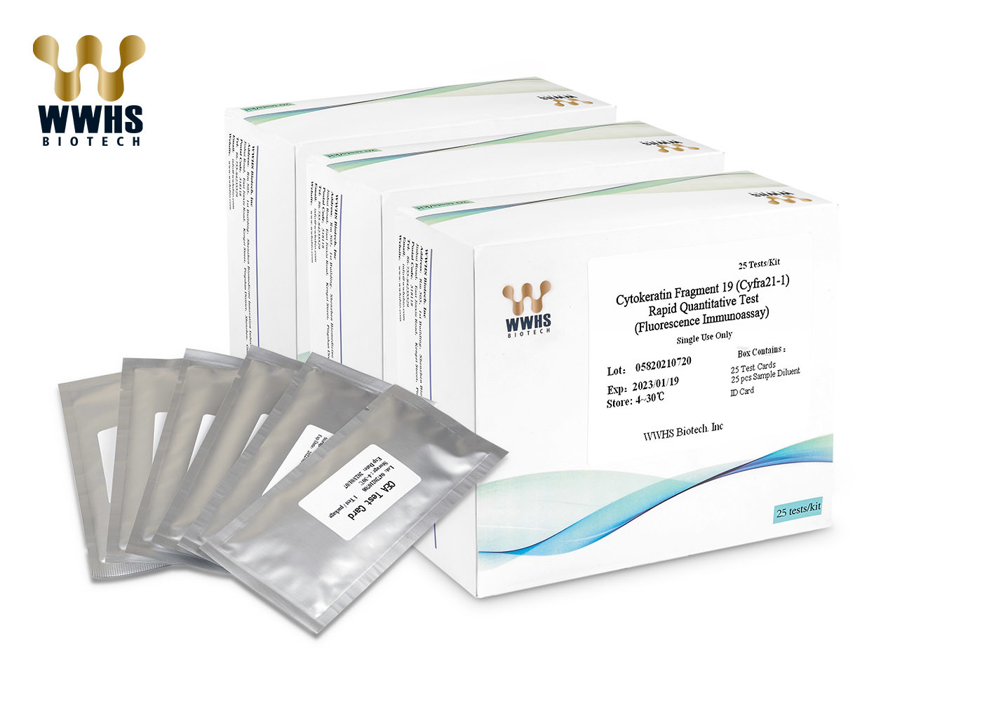 Test-Kit IFA Colloidal Golds POCT CK19 CYFRA21-1 IVD schnelle Diagnosereagens-Kassette